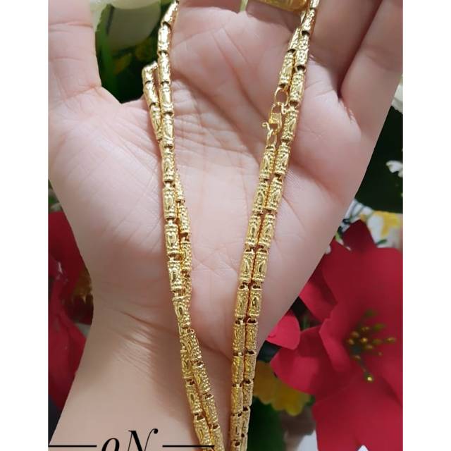 Kalung lapis emas 24k