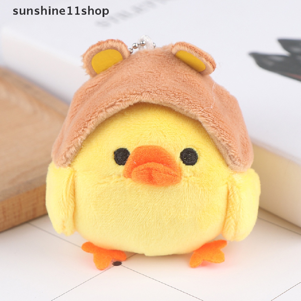 (SHO) 1pc Mainan Boneka Stuffed Plush Ayam Untuk Gantungan Kunci / Buket Bunga Pernikahan / Hadiah