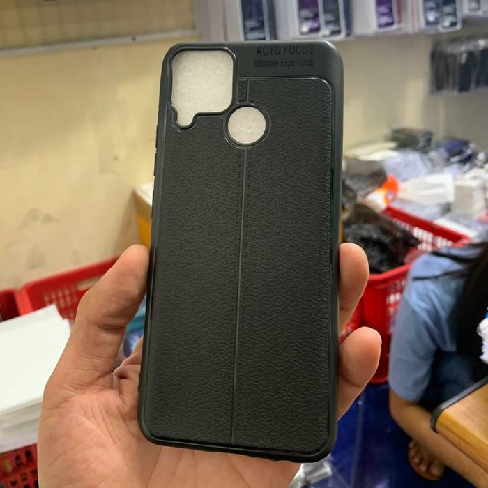 REALME 8 8 PRO 8 5G 7 7i  C17 C15 CASE SOFTCASE AUTOFOKUS LEATHER KULIT JERUK AUTOFOCUS SILIKON HITAM KARET CASING COVER