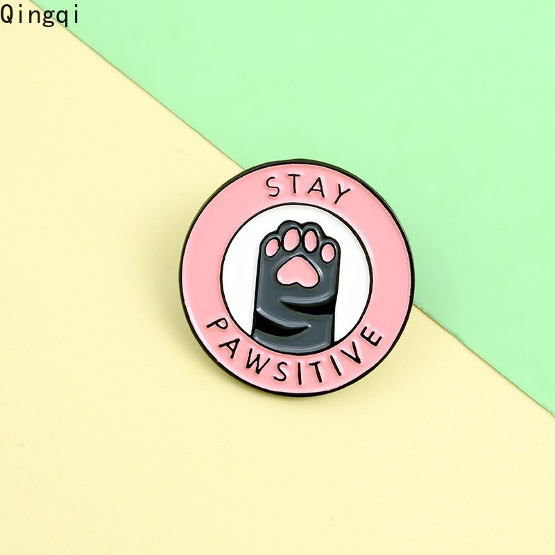 Bros Pin Enamel Desain Kartun Cakar Kucing Untuk Hadiah