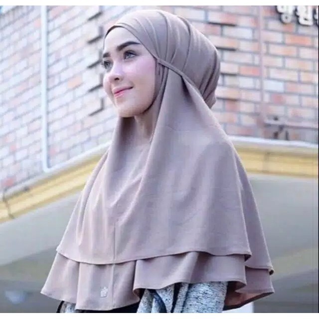 PROMO!!! Jilbab Instan Siria Series 1Slup Crepe High Quality Antem Tammia Rempel Depan Praktis Work