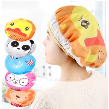 Shower Cap Anti Air Karakter Murah