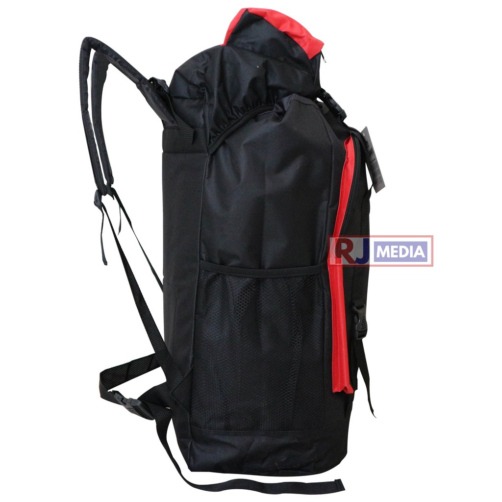 Tas Carrier Laros Warna Merah Tas Ransel Camping Ransel Outdoor Kuat Tebal Berkualitas Tas Mendaki Muncak Hiking Rafting Traveling Mudik Kapasitas Besar Jahitan Kuat