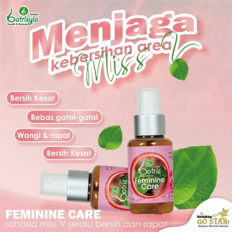 FEMININE CARE BATRISYIA HERBAL MANJAKANI SPRAY WANGI BERSIH KESAT BEBAS KEPUTIHAN