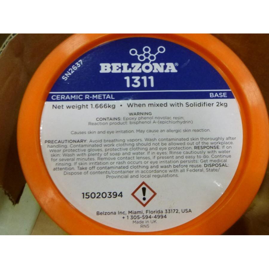 BELZONA 1311 SET CERAMIC R METAL MADE IN UK Belzona 1311
