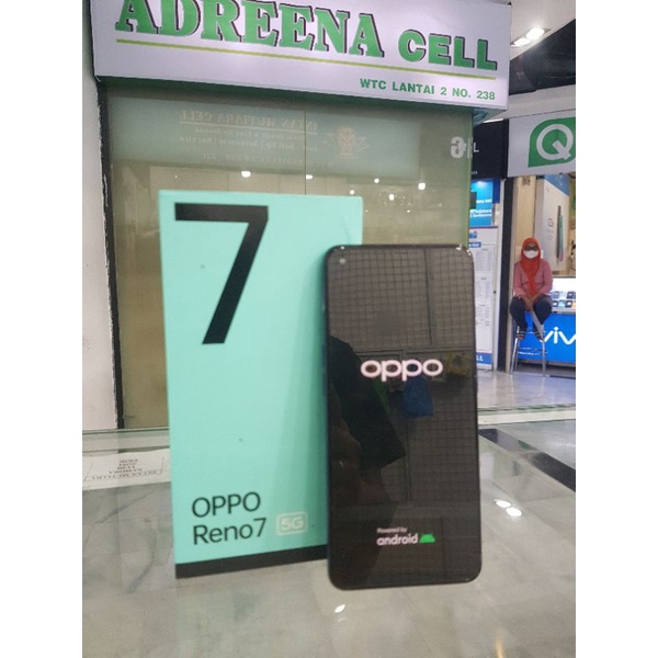 Oppo Reno 7 5G 8/256 (Second) Like New seken bekas