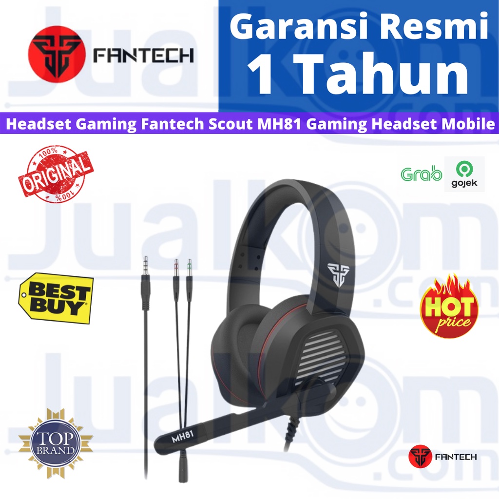 Fantech MH81 Scout Gaming Headset MHG-81 Headphone Multi Platform Gaming