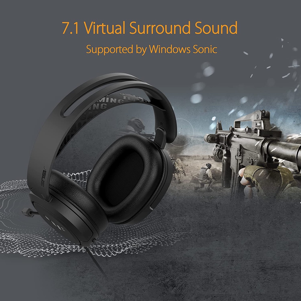 Asus TUF H1 7.1 Surround Sound Gaming Headset