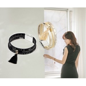 Black or White ? Gelang Korea band Bracelet 2017