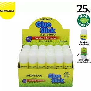 Montana Glue Stick / Lem Stik / Lem Stick / Lem Kertas / Lem Batang Montana GS-10 / 10Gr