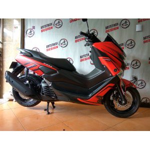 Decal NMAX gratis merah Bagus
