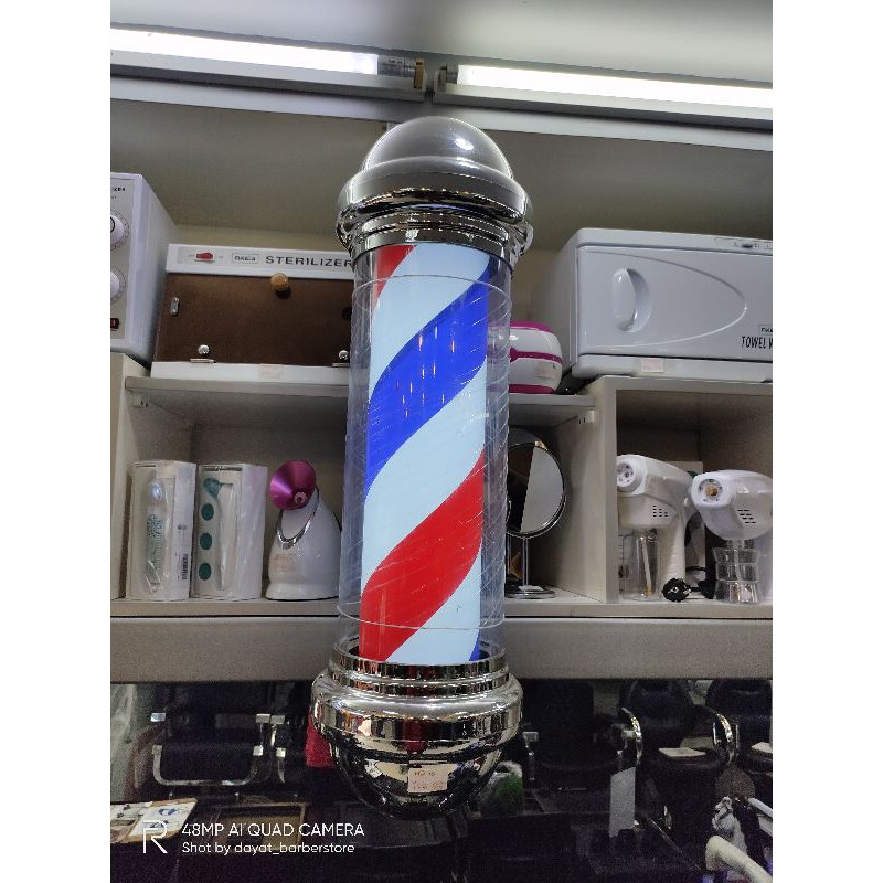 Barberpole Lampu Barbershop Hd-75 Lampu Dinding