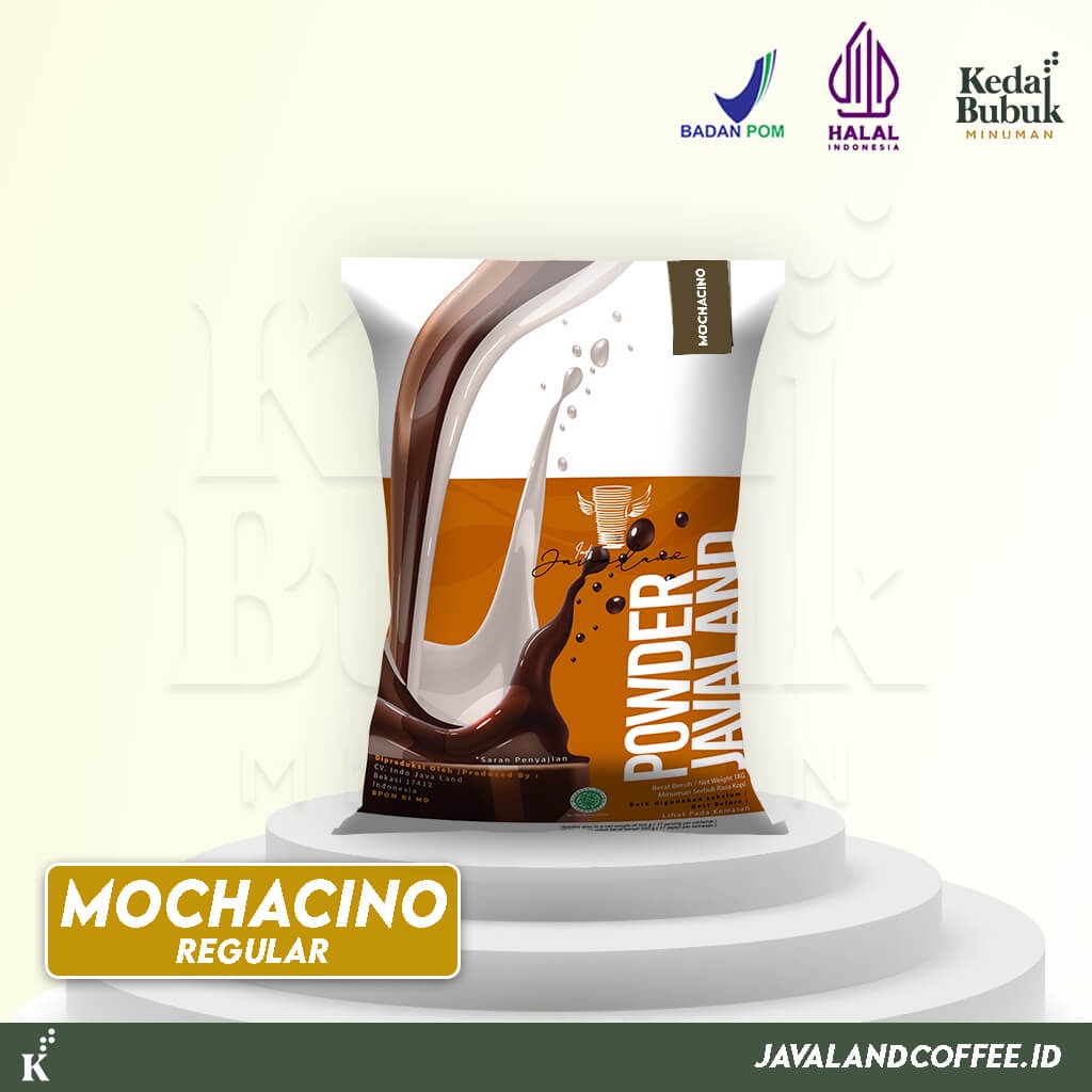 Javaland Bubuk Minuman Rasa Mochacino 1Kg - Regular Plain | Bubble Powder Drink Boba