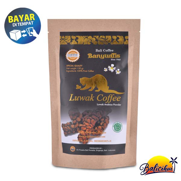 

BALICIHUI Kopi Bali Banyuatis Luwak Arabica Powder 50 gr Kopi Arabica Luwak Murni