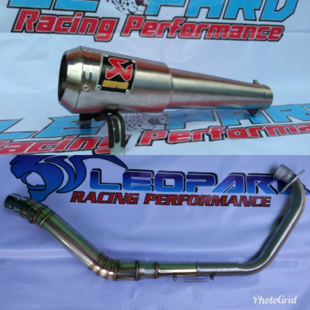 Kenalpot resing akrapovic lorenzo vixion r15 byson xabre mxking gsx150r fu cbr cb150 verza sonic dll
