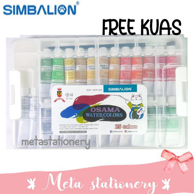 

CAT AIR SIMBALION WATERCOLOR SET 25 WARNA (WCP-25A)