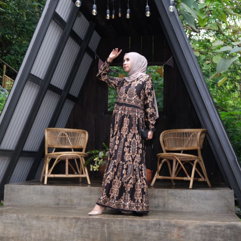 (BISA COD)  VENYA DRESS by SAFA HIJAB STORE