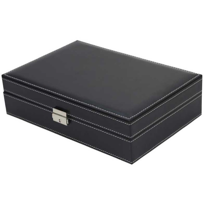 Kotak Jam Tangan Watch Box Kulit 8 + 3 Mixed Grids - JO12