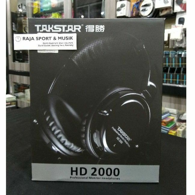TAKSTAR HD 2000 PRO HEADPHONES TAKSTAR HD2000 HD-2000 HD 2000 HEADPHONE MONITOR FLAT - ORIGINAL