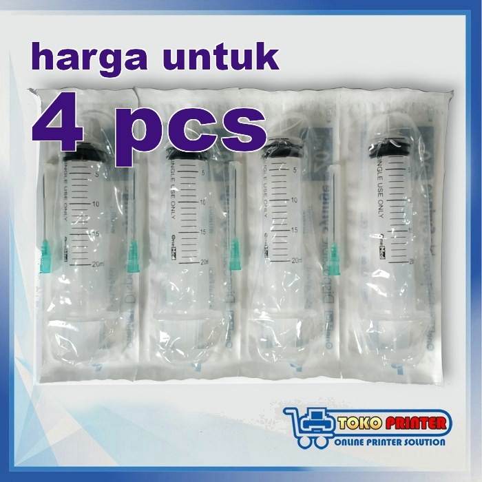 

s40dhts Alat Suntik 20Ml / 20Cc + Jarum Suntikan Refill Tinta E57Dtgfe