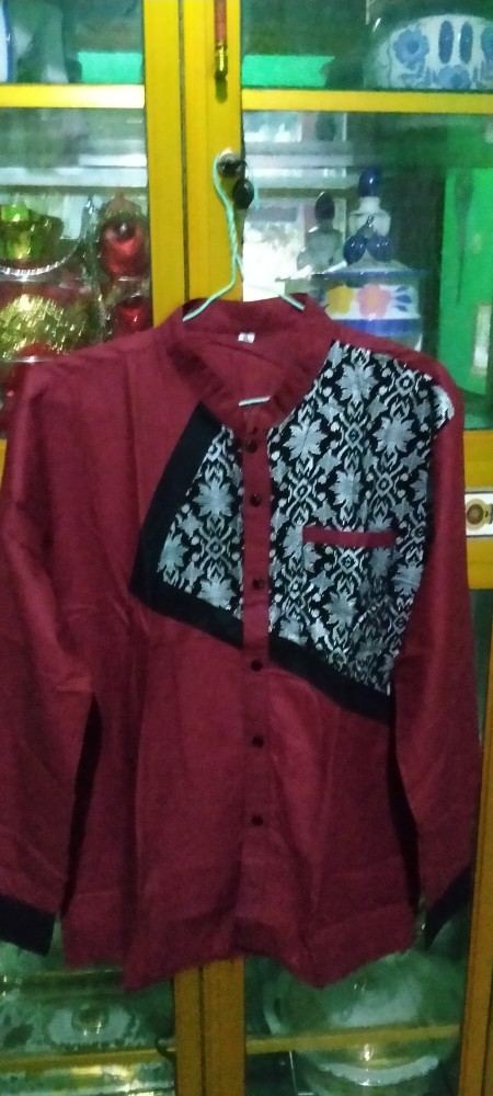 Kemeja Kombinasi Casual