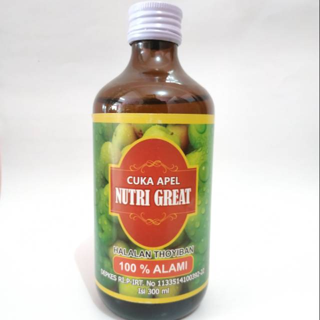 

Cuka Apel Nutri great - Cuka Apel 350ml