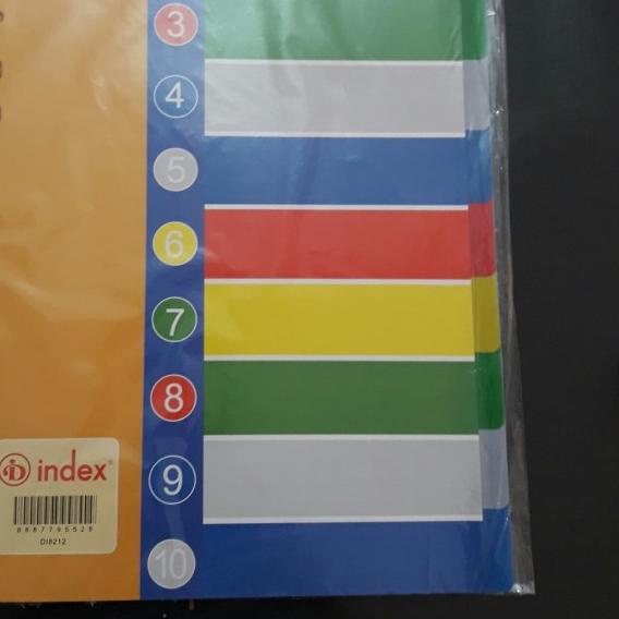 

☂ Divider/Pembatas kertas Index Folio ❇
