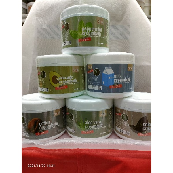 KEIKEN KERATIN Creambath &amp; Masker ( 500gr )