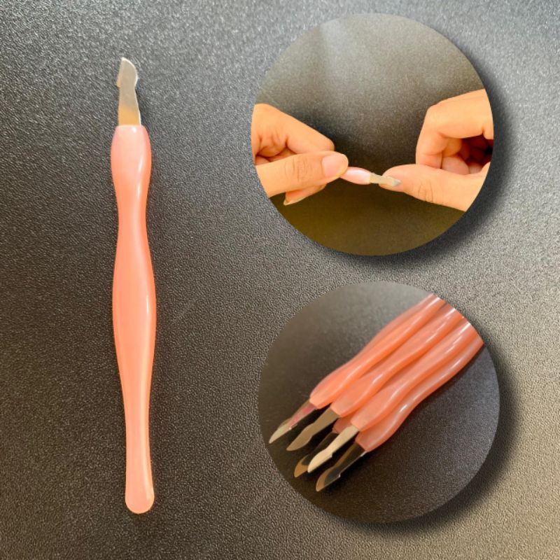 Cuticle Cutter / Alat Penghilang Kutikula / Lidah Ular Penghilang Sel Kulit Mati Meni Pedi Nail Art