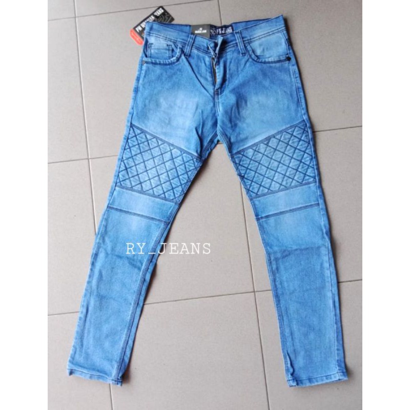 CELANA JEANS BIKERS PRIA CELANA PANJANG PRIA BIKERS