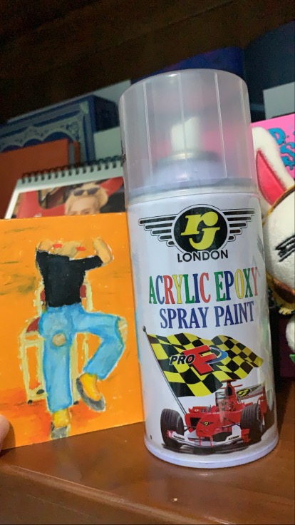 Rj London Acrylic Spray Paint / Cat Pilox