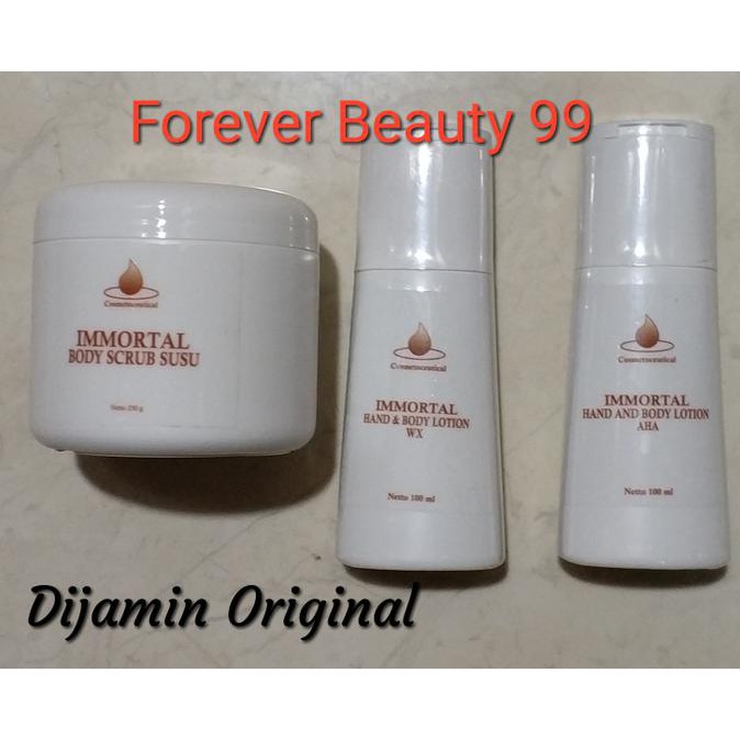 Big Sale Immortal Paket Pemutih Badan Isi 3 - Whitening Body Kekinian