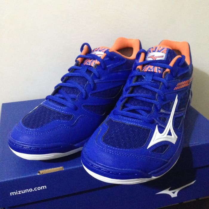 Sepatu Volley Mizuno Thunder Blade Pantone Blue Original