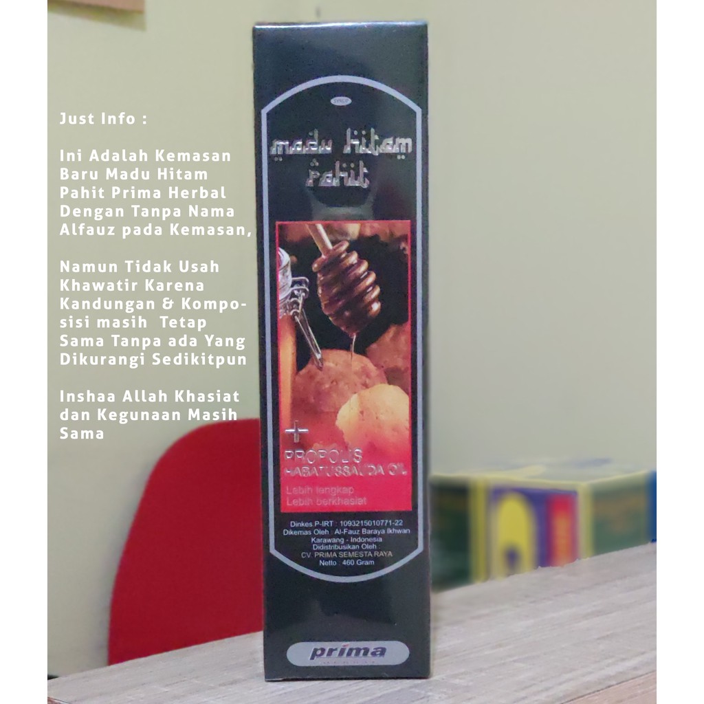 Madu Hitam Pahit Prima Herbal Indonesia