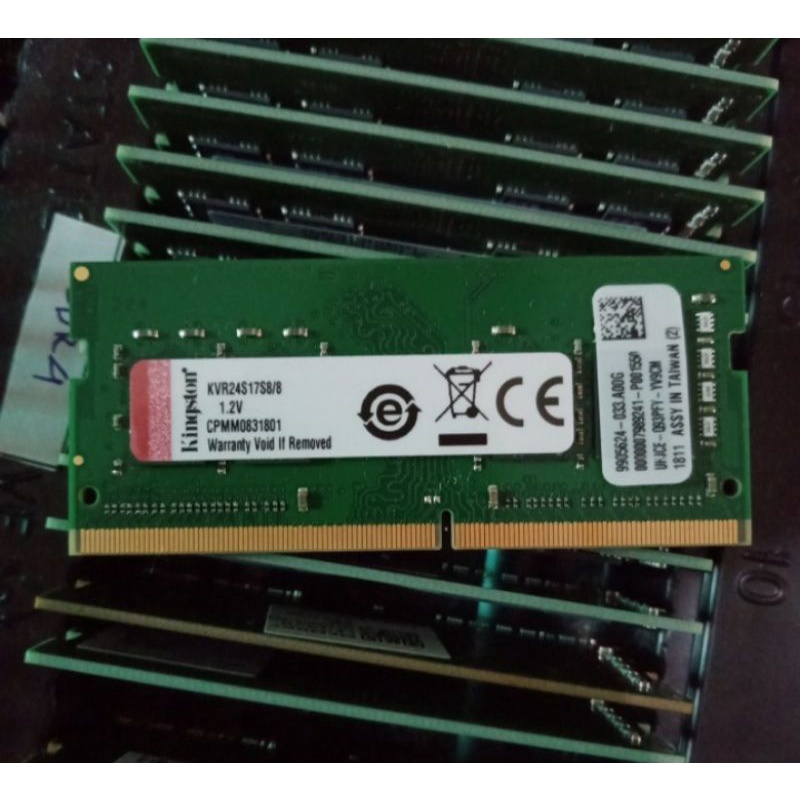Ram laptop ddr4 8gb 2400mhz Kingston