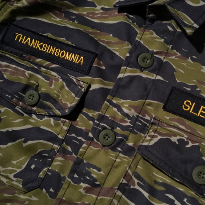 NEW KT THANKSINSOMNIA JACKET | ANKA CAMO | GREEN - GREEN, S