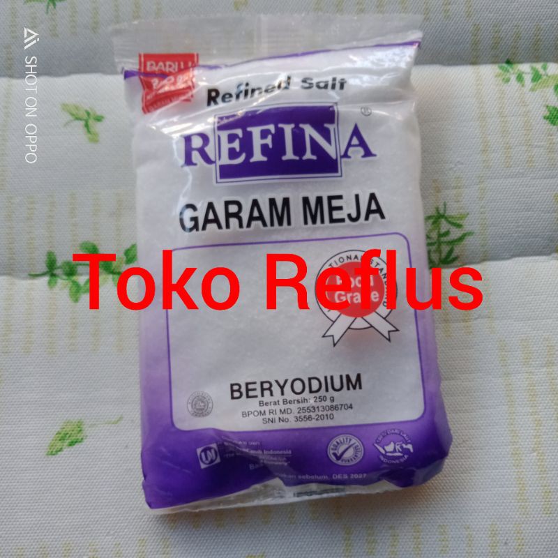 

REFINA GARAM MEJA 250 GR