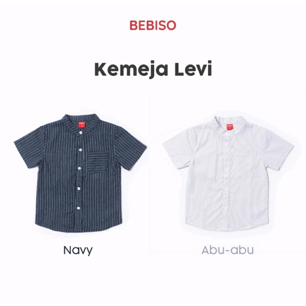 BEBISO KEMEJA LEVI ANAK LAKI LAKI / KEMEJA ANAK