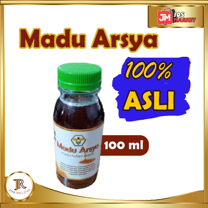 

Madu Murni Asli - Arsya 100ml Alami Raw Honey Nektar Akasia Carpa