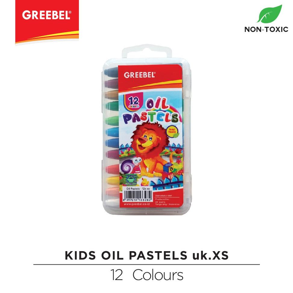 

((BISA COD)) GREEBEL Kids Oil Pastel XS - 12 Warna