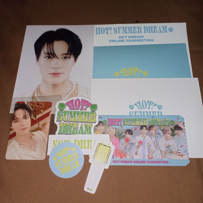 [ READY INA ] AR TICKET HOT SUMMER JENO NCT DREAM PC POSTCARD JENO