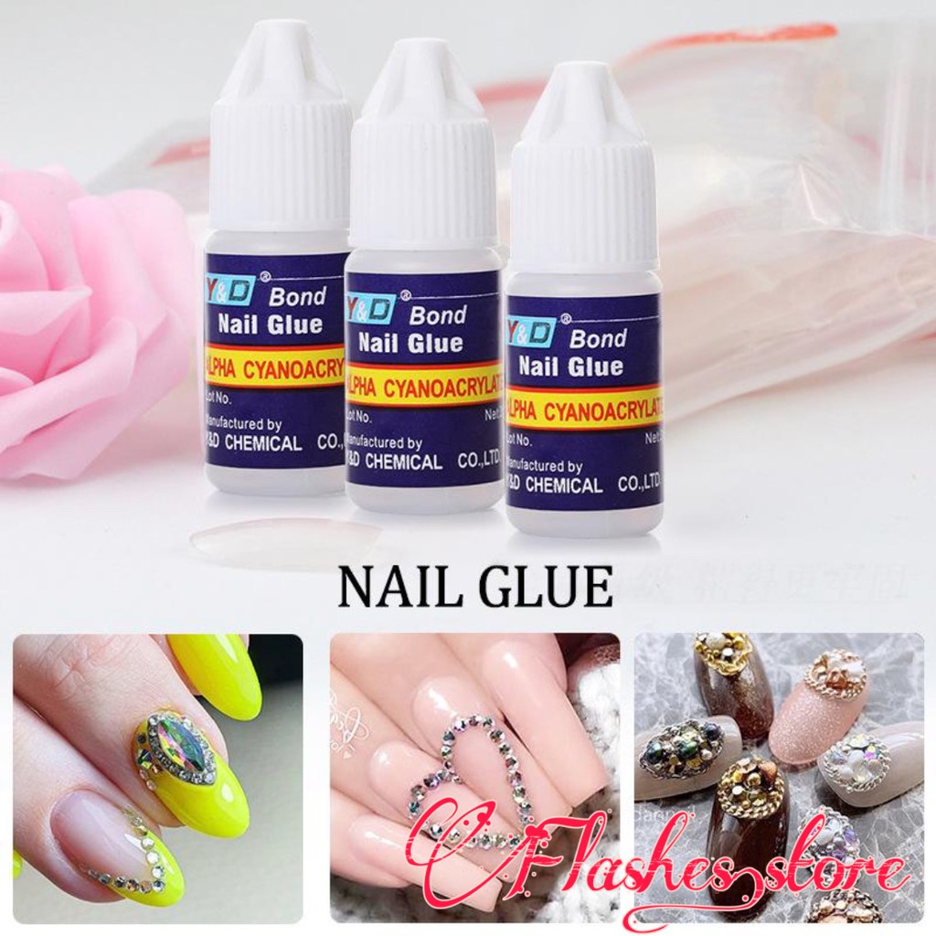 NAIL GLUE/ LEM KUKU CAIR 3gram