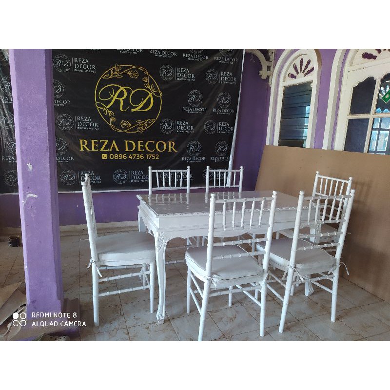 Set Kursi tifany/chair tifani wedding/kursi tifani duco/kursi akad/kursi tifani jati/kursi akad jati