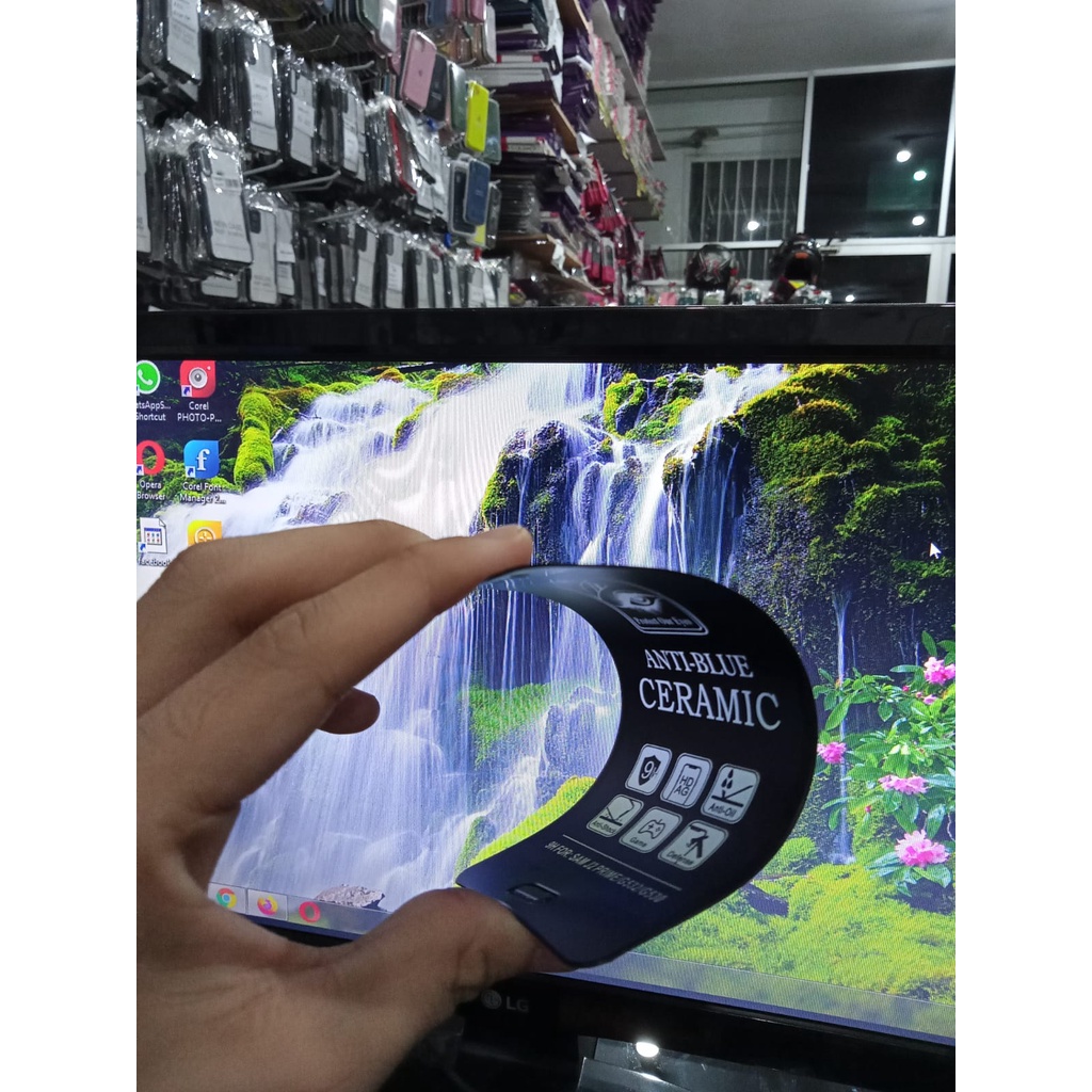 CMAB Ceramic Matte Anti Blue Samsung J2 Prime G532 G630 5 Inchi Anti Gores Glare Full Layar No Sidik Jari