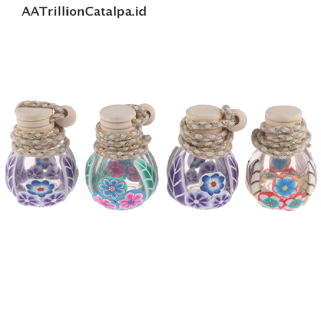 Aatrillioncatalpa 1Pc Botol Parfum Kosong Bahan Kaca Aneka Warna Untuk Mobilrumah