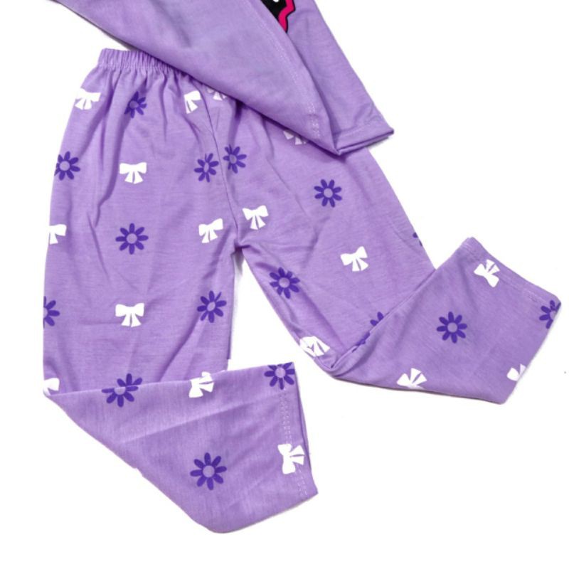 SETELAN SIKUNING PAKAIAN BAJU ANAK PEREMPUAN 2-6 TAHUN MOTIF I BELIEVE IN LOVE-2