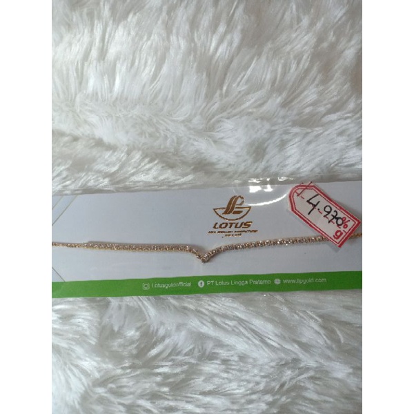 Kalung Aurel emas kadar 8 K (375%) berat 4,970 gram