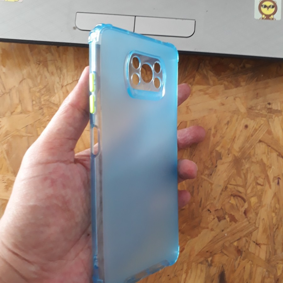 POCOPHONE X3 PRO CASE SOFTCASE CLEAR COLOUR DOFF SLIM MACARON