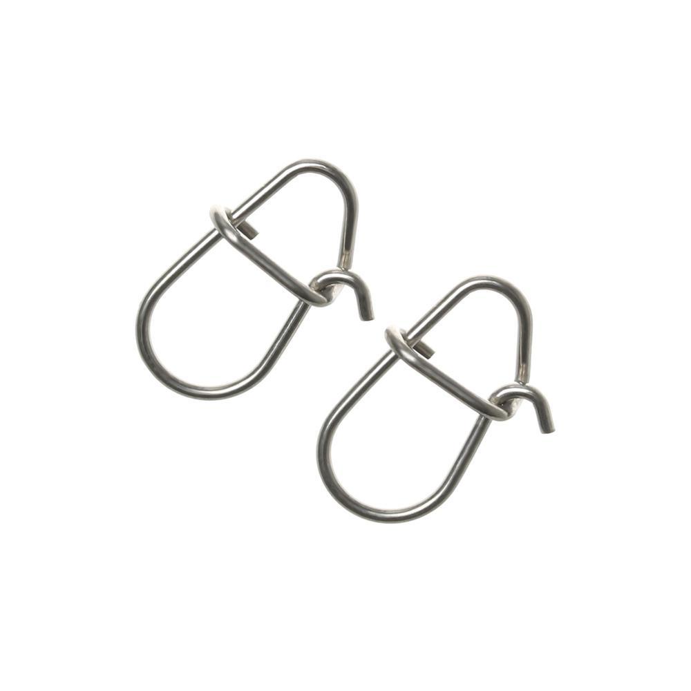 CHOOKYY 100 Pcs/ lot Memancing Gantung Snap Panas Kualitas Tinggi Cepat lock Stainless Steel Garis tackle Oval Split Rings
