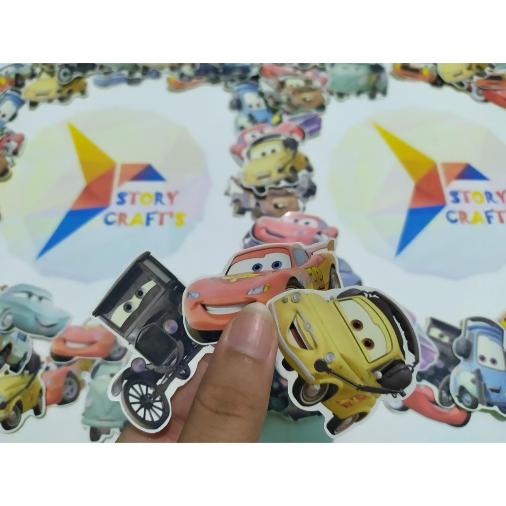 

Sticker Animasi Cars Walt Disney Karakter Mobil